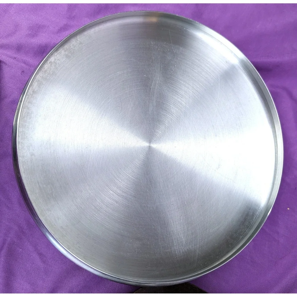 1950's Presto Pride Copper Bottom Pan/skillet Saute 9 Inch With Lid 2 Handle VTG